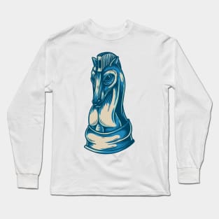 Chess Knight Long Sleeve T-Shirt